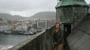Vanaf de toren in Bergen